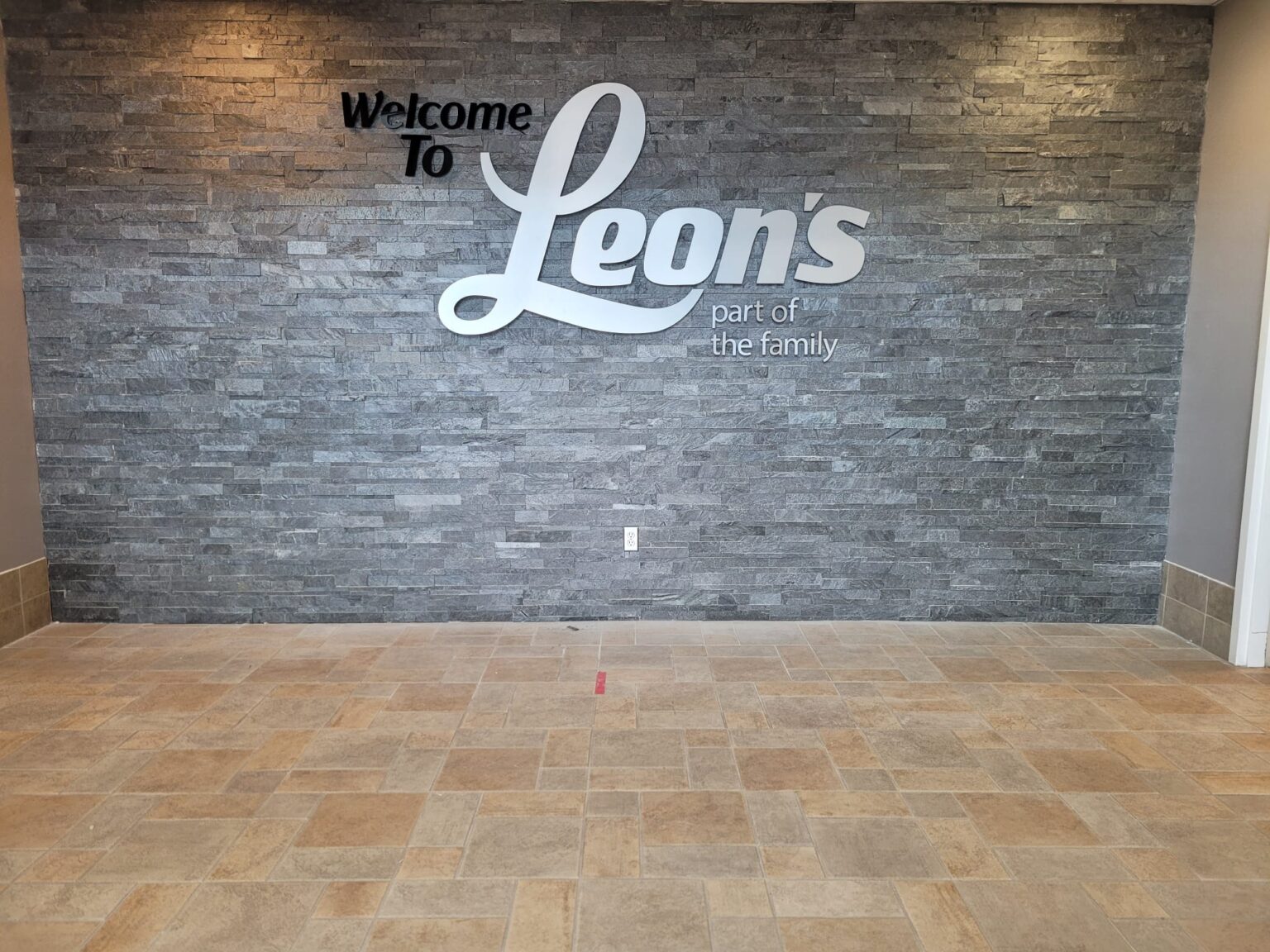 Cutout Letter Sign Created For Leon's Furniture In Whitby - 6ix Signs