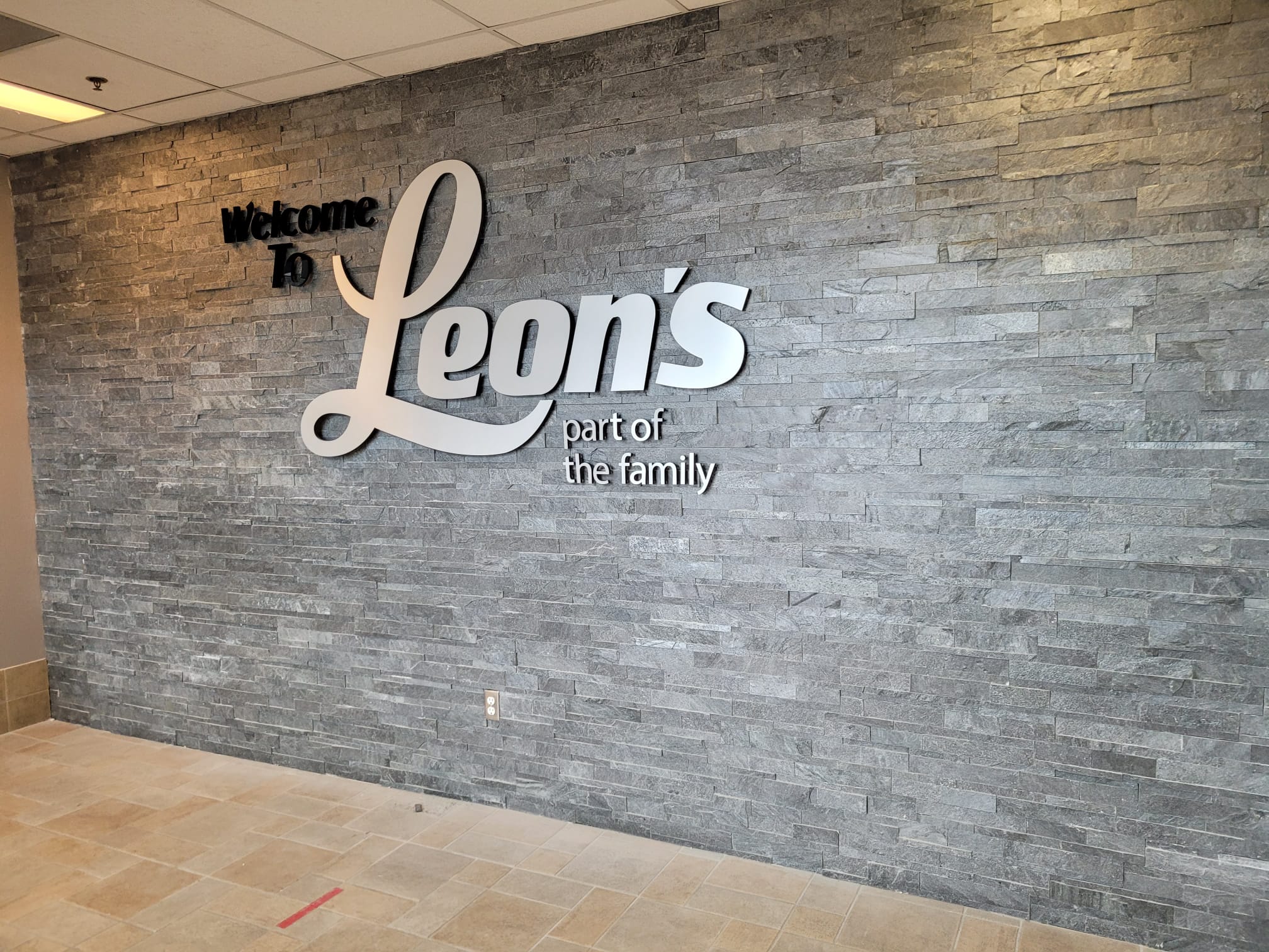 Cutout Letter Sign Created For Leon's Furniture In Whitby - 6ix Signs